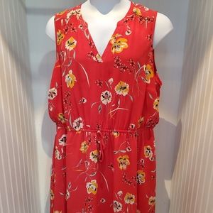 Retro V Neck Short Dress